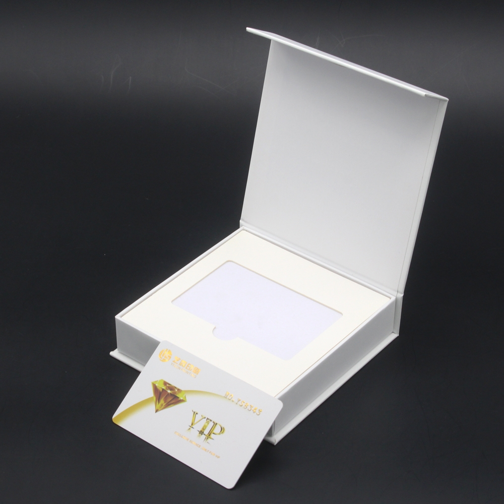 Magnetic vip card packaging box