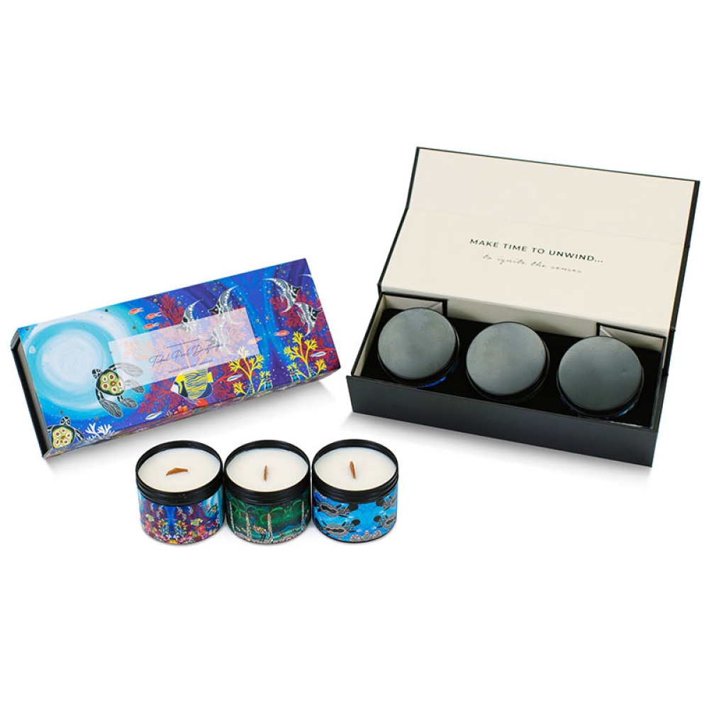 Magnetic candle packaging gift box