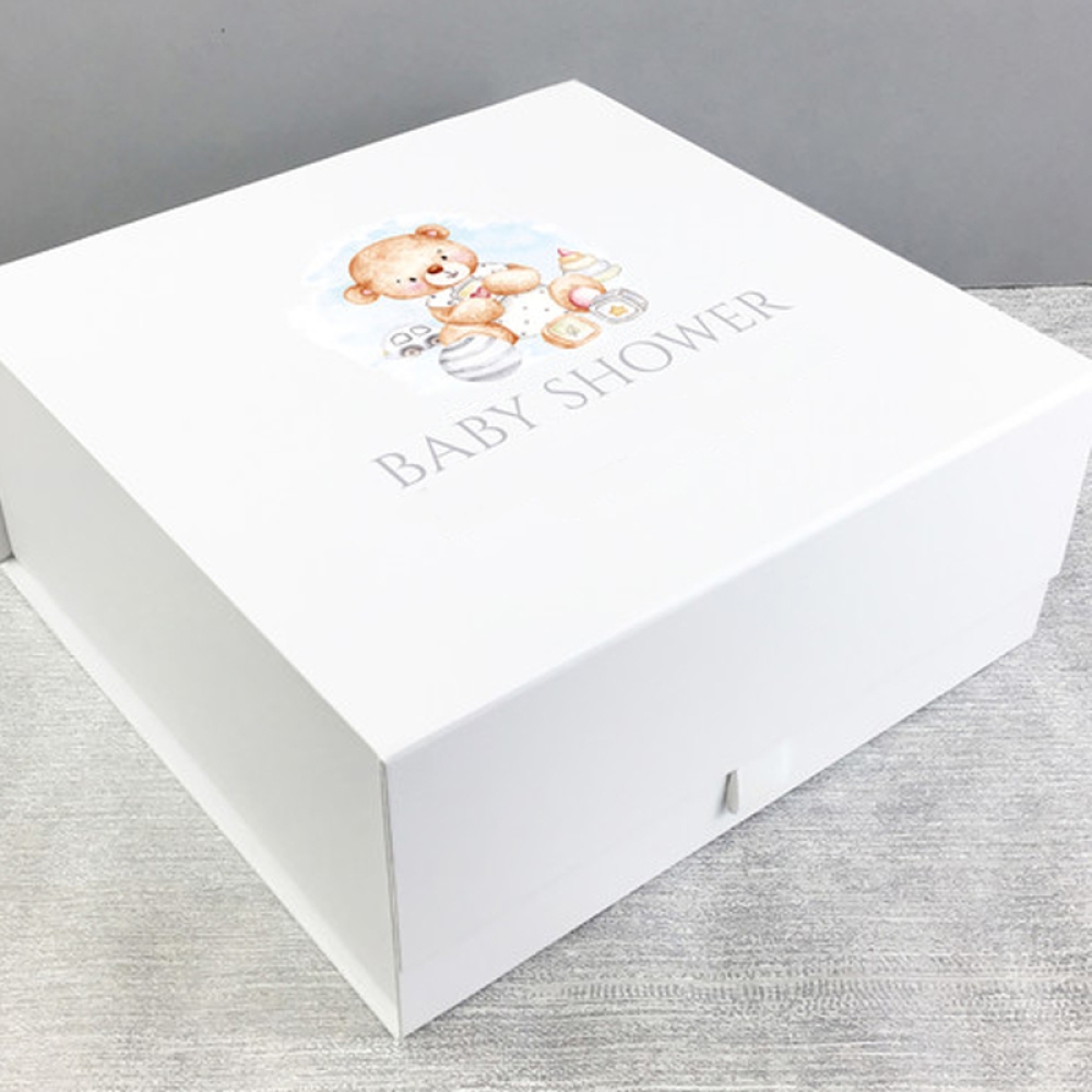 Empty baby memory gift packaging box