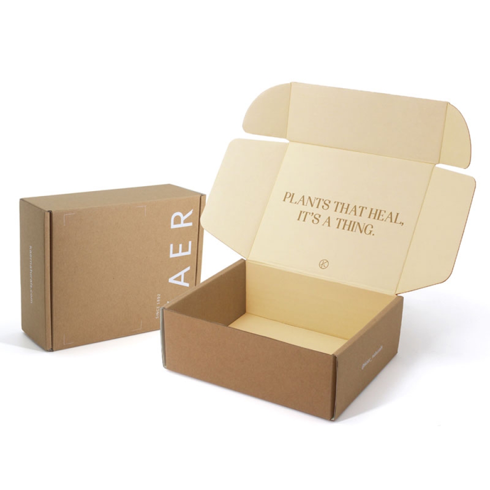 Free design kraft mailer box