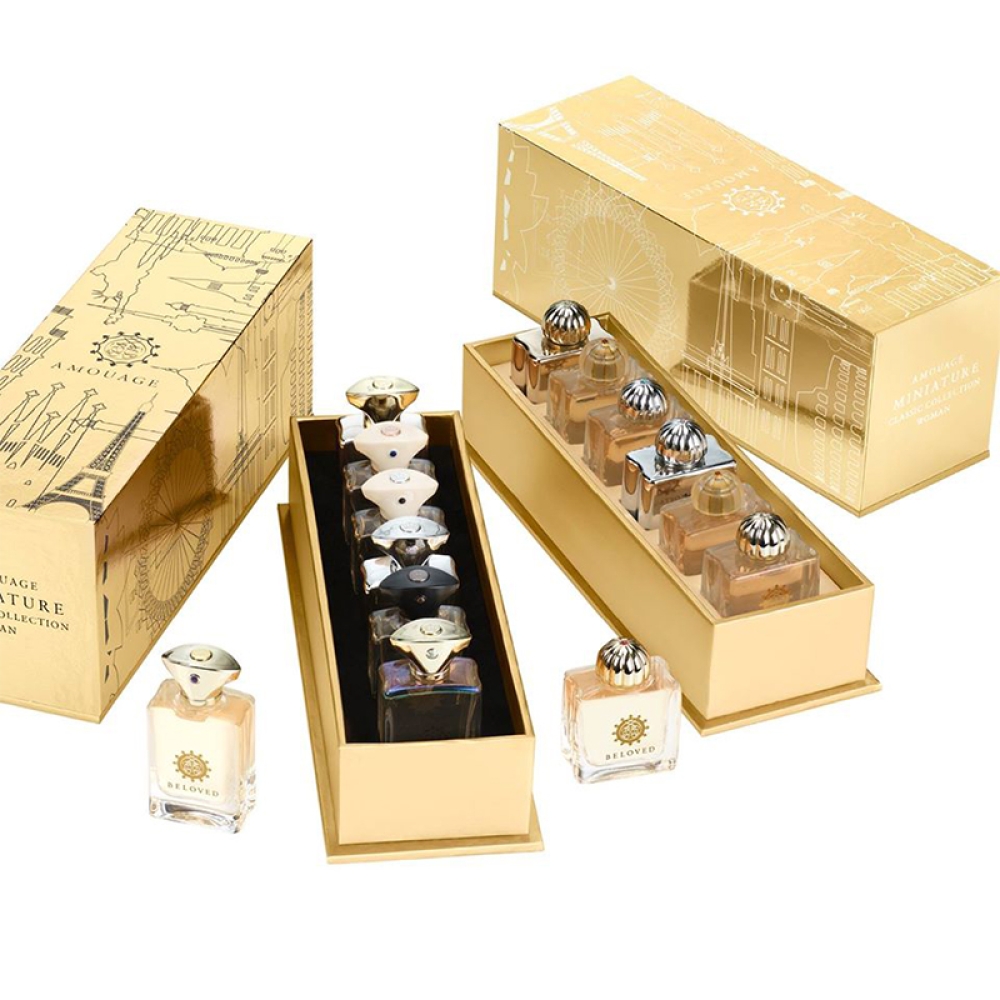 Cardboard Gift Perfume Set Packaging Boxes