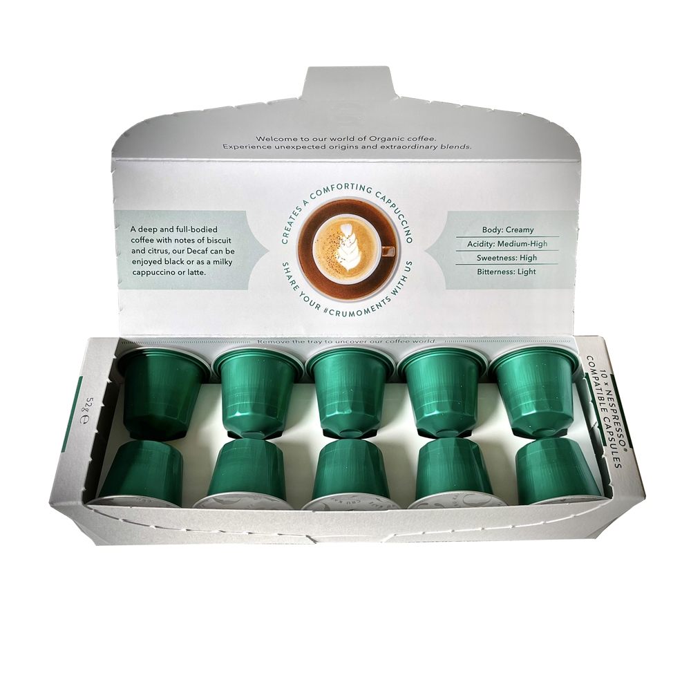 Coffee capsules packaging box