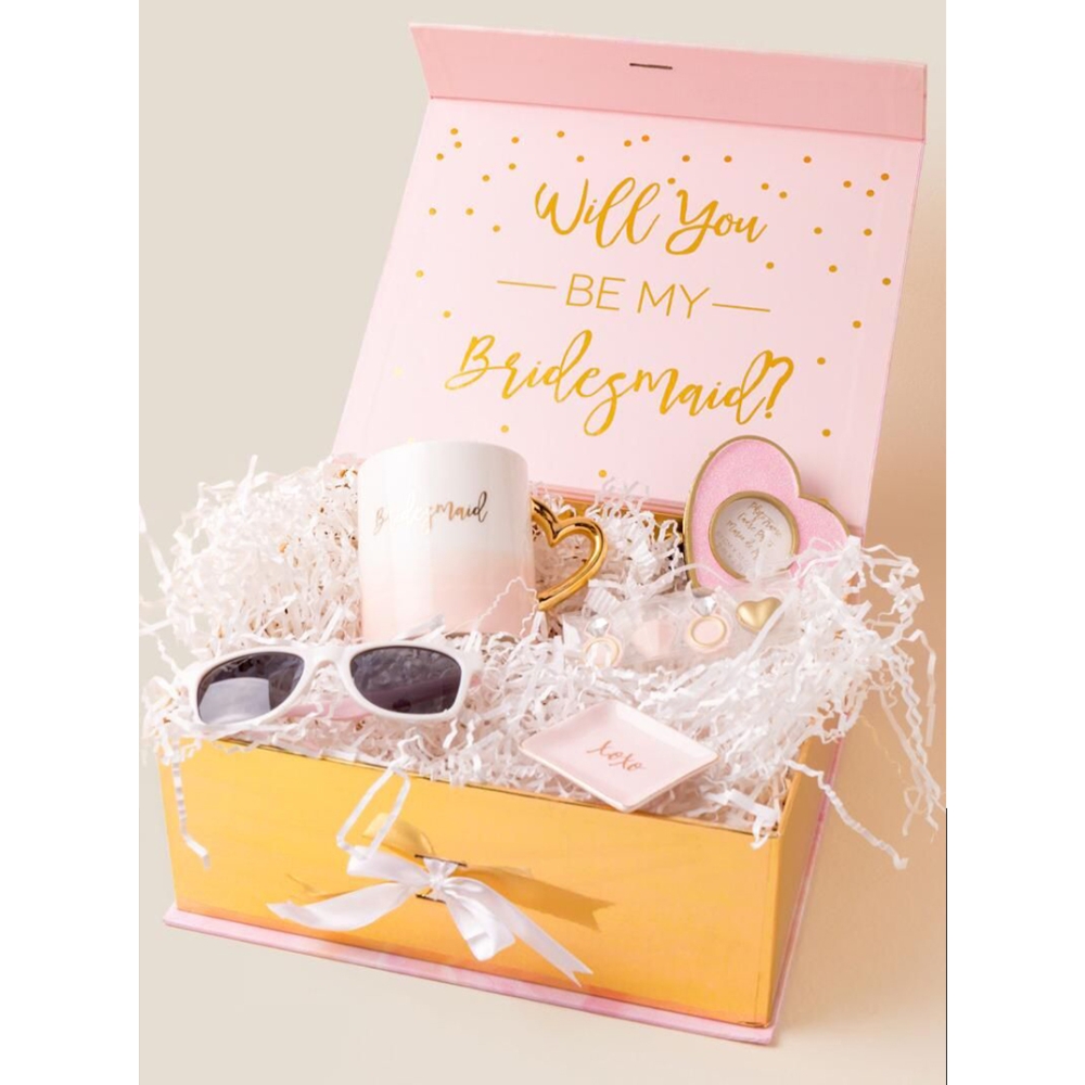 Luxuriöse Geschenkbox für Bräute, Hochzeitsgeschenk, Brautjungfern-Geschenkboxen