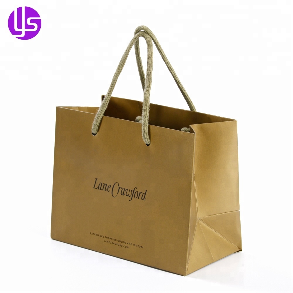 Wholesale Mini Customised Printed UV Coating Boutique Gift Paper Bag with Logo for Jewelry