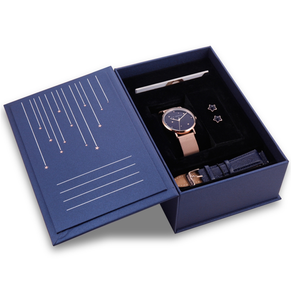 Customized paper wrist watch boxes cases