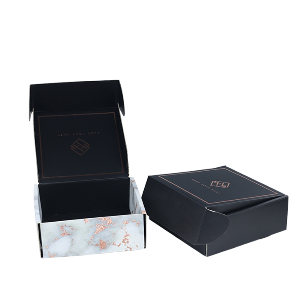 Custom Logo Corrugated Colored Printed Flat Mailer Boxes