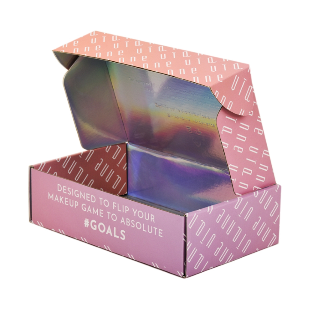 Custom Cool Holographic Mailer Box / Customized Iridescent Packaging Box