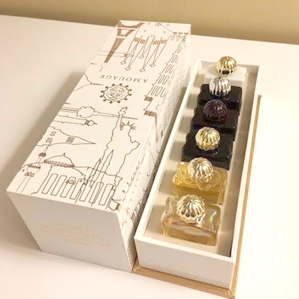 Cardboard Gift Perfume Set Packaging Boxes