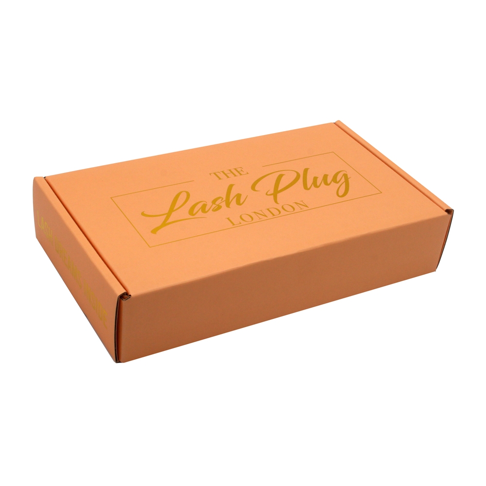 Paper lash packaging shipping boxes with logo