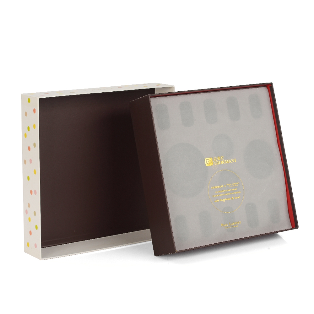 Exquisite Custom Square Matte Lamination Paper Cardboard Chocolate Box Packing