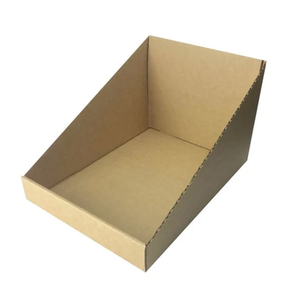 Cardboard pdq display box for retail store