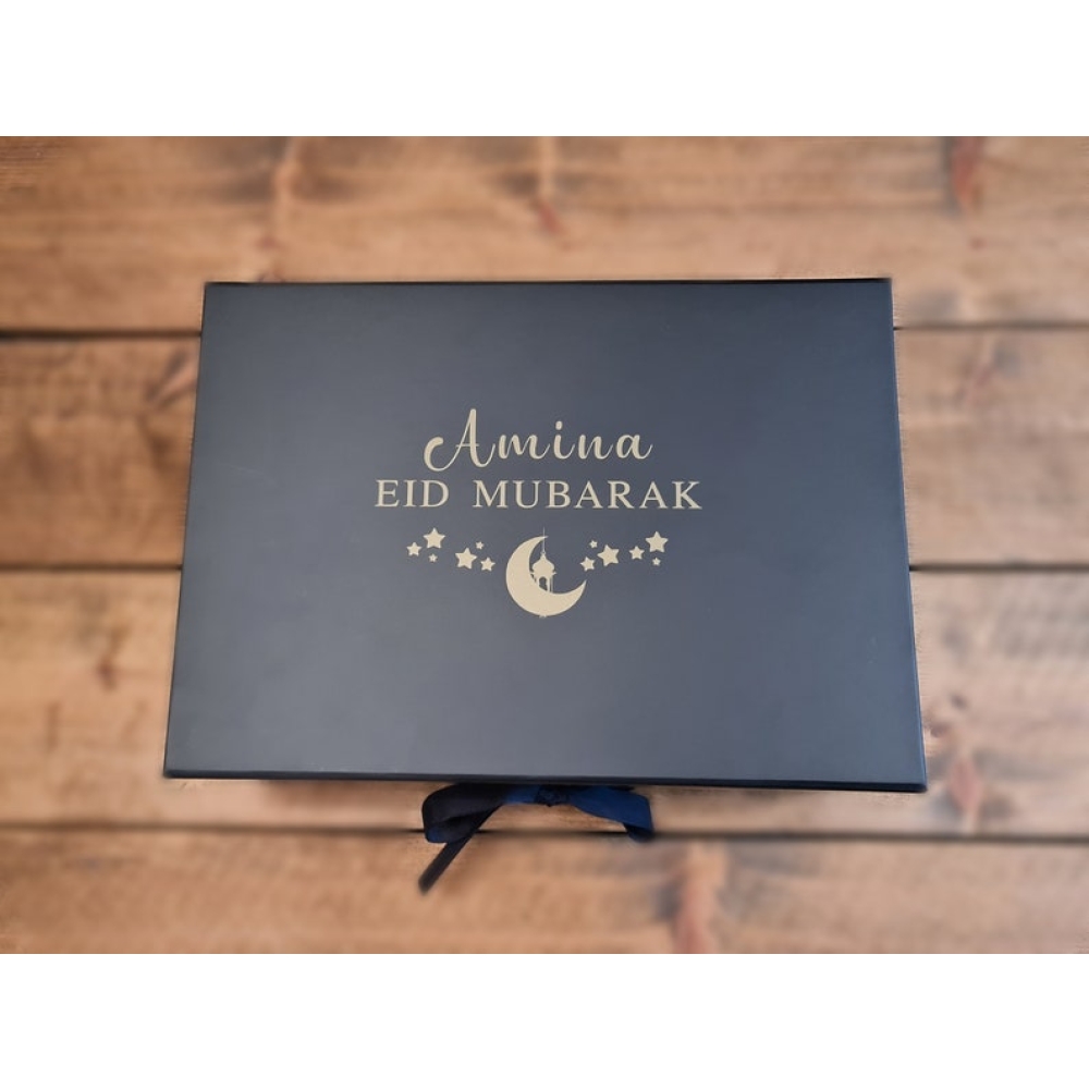 Caixa de presente personalizada do Islã Ramadã eid mubarak caixa de embalagem