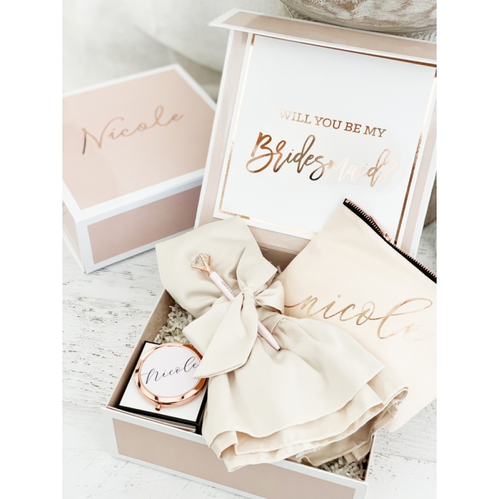 Magnetic closure wedding favor invitation brides bridal bridesmaid groom gift boxes geschenkbox