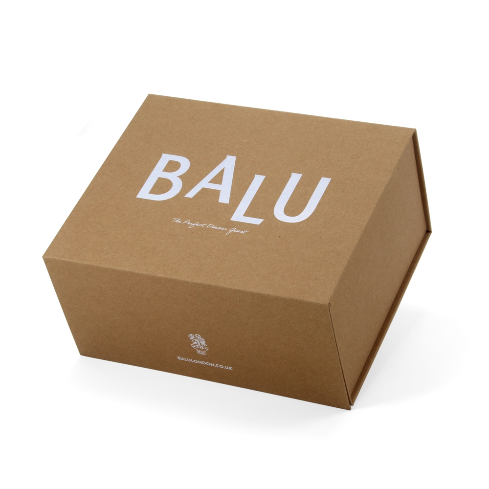 Brown paper box packaging