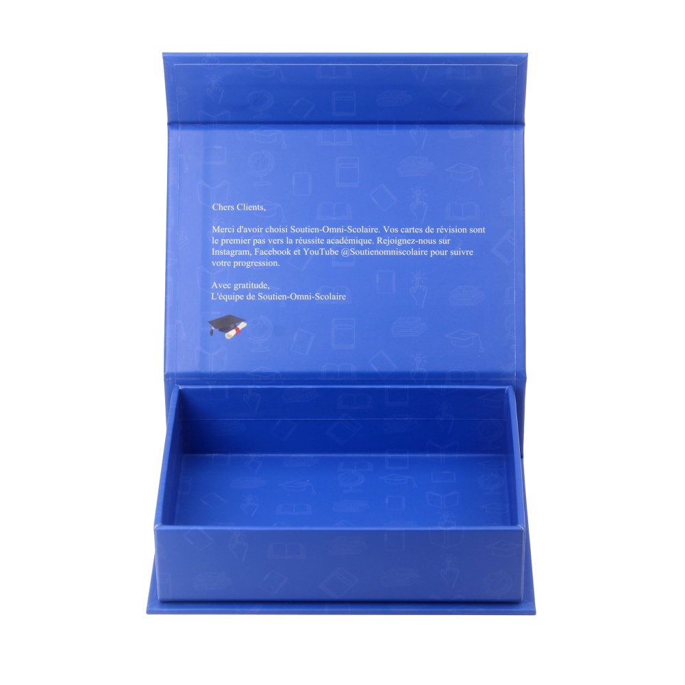 Magnetische marineblaue Geschenkboxen