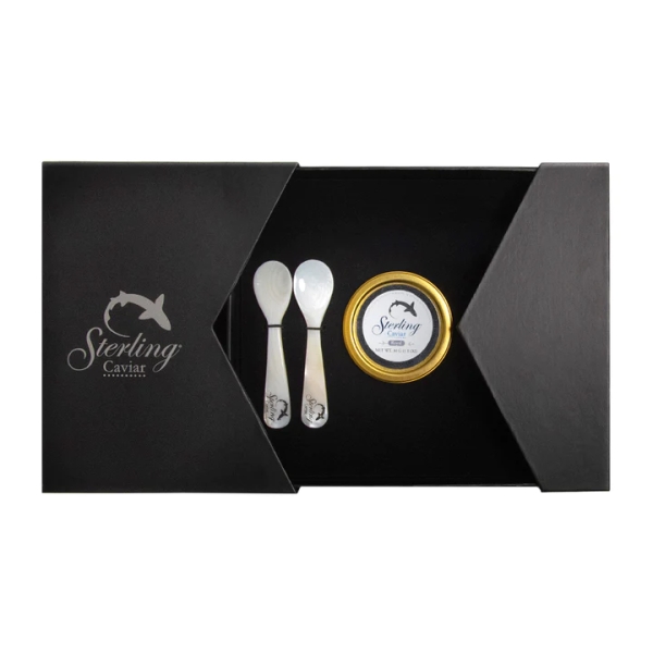 Coffret cadeau personnalisé pour caviar