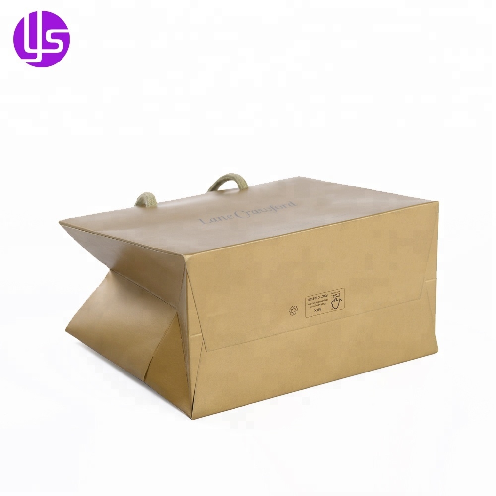 Wholesale Mini Customised Printed UV Coating Boutique Gift Paper Bag with Logo for Jewelry