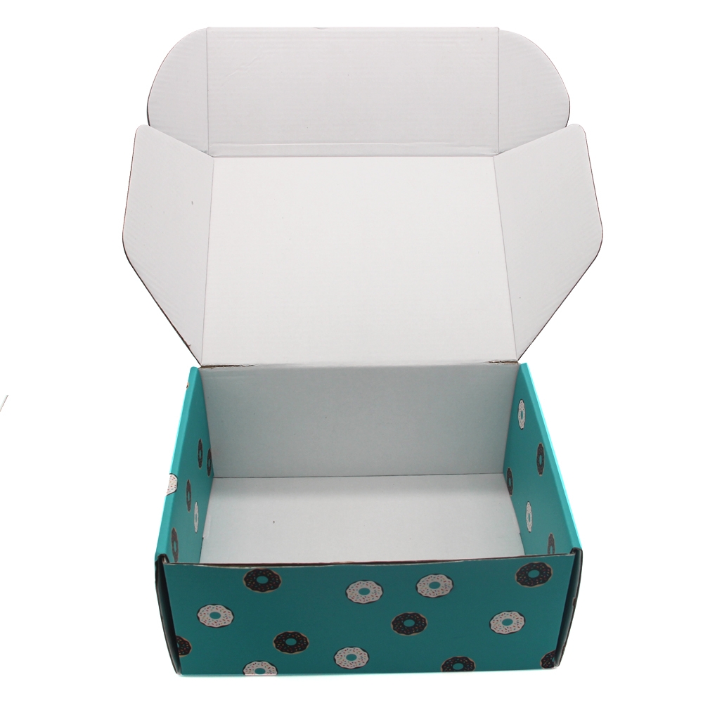 Personalized paper doughnut mailer donut packaging box