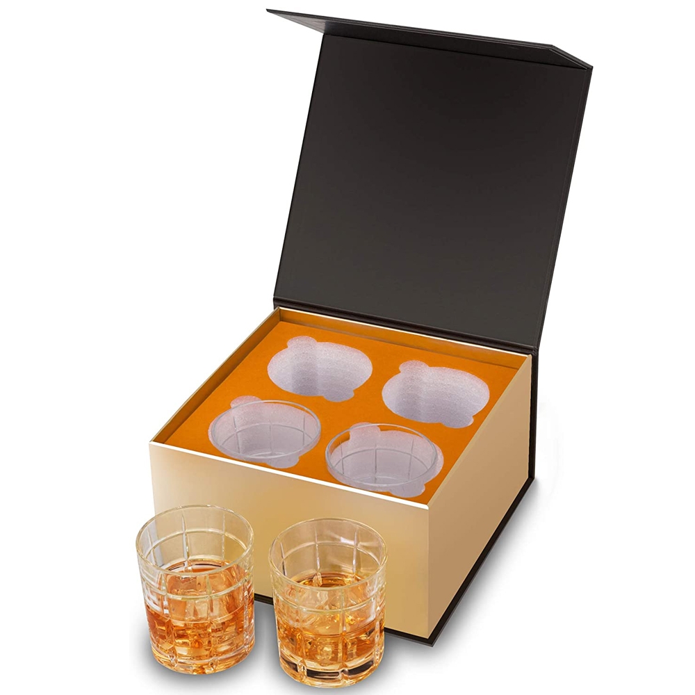 Stemless shot wine glass box