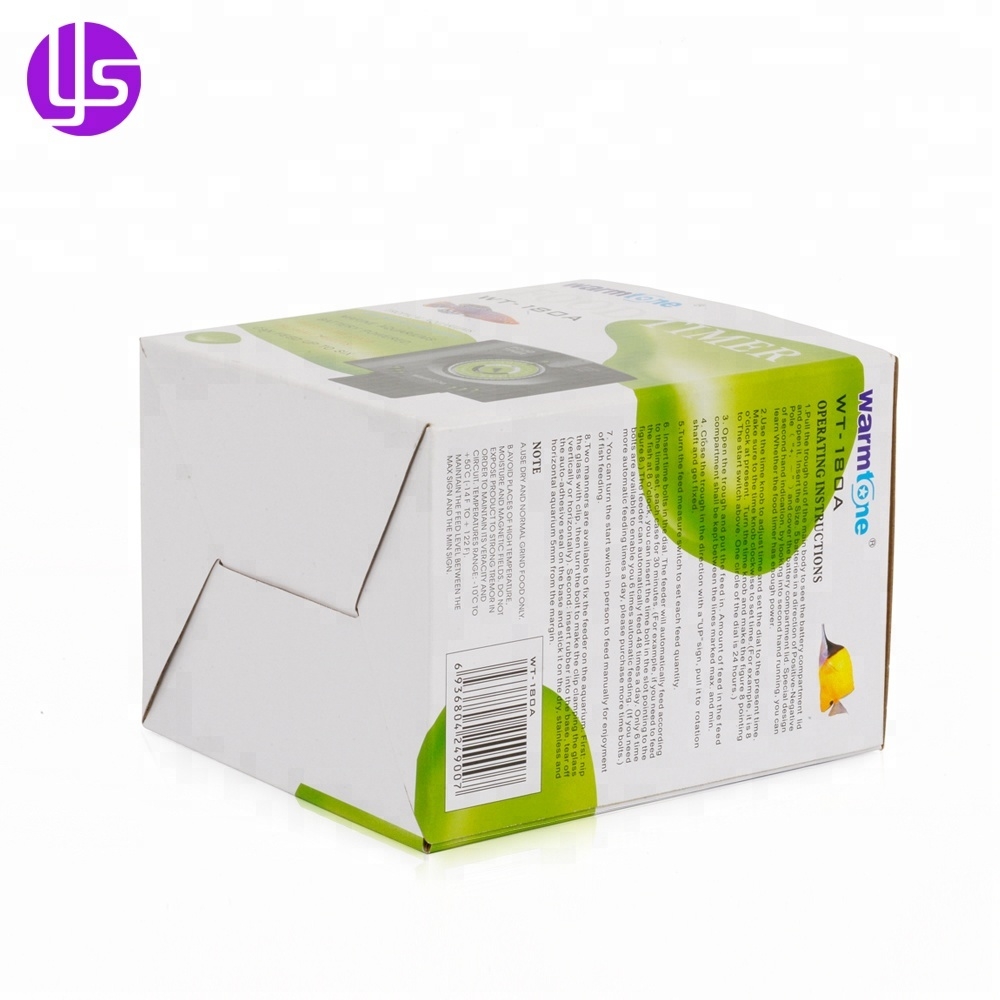 Custom Branded Print Small Electronic Product 3 Layer E fulte Corrugated Packaging Glossy Laminated Paper Box