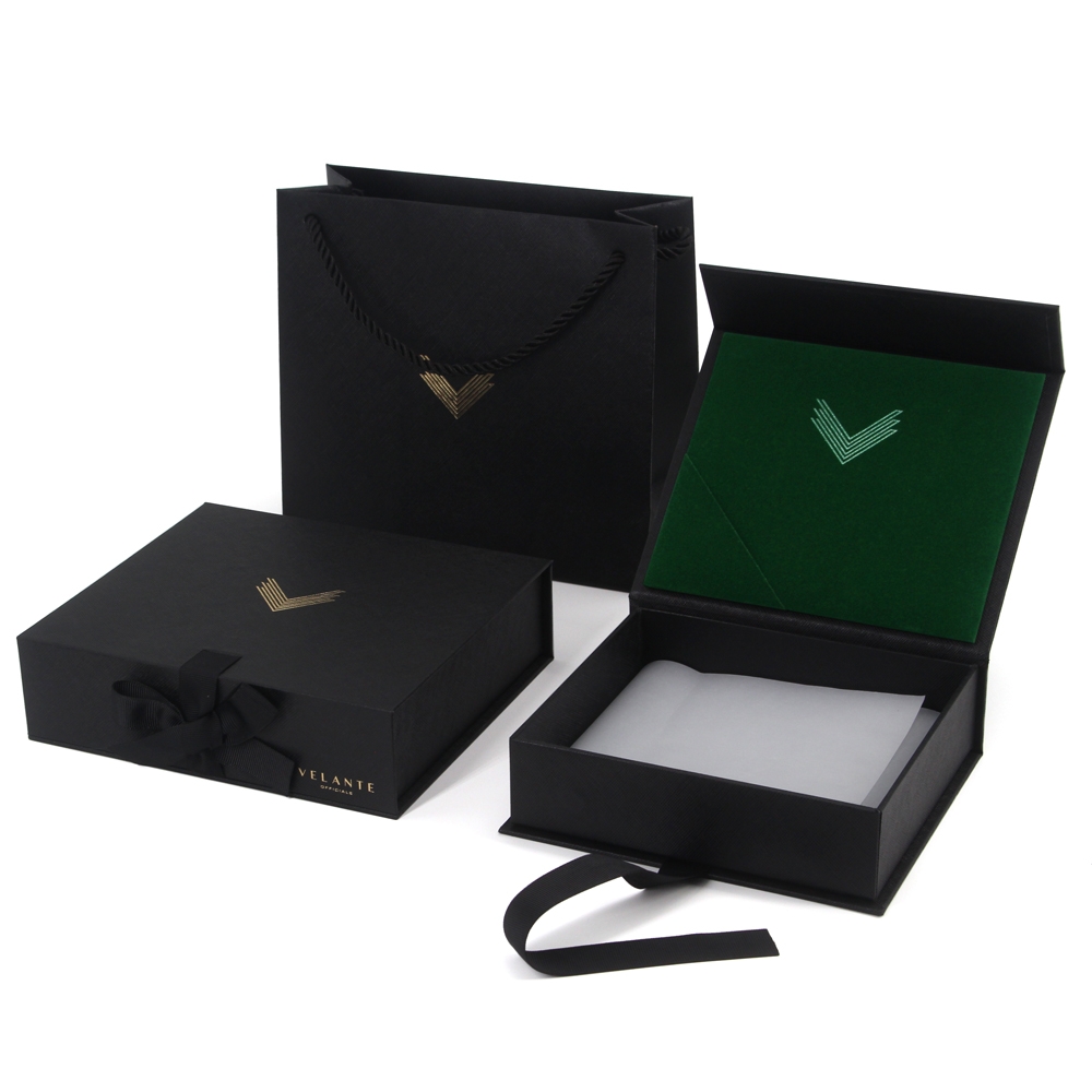 Black special paper gift box set