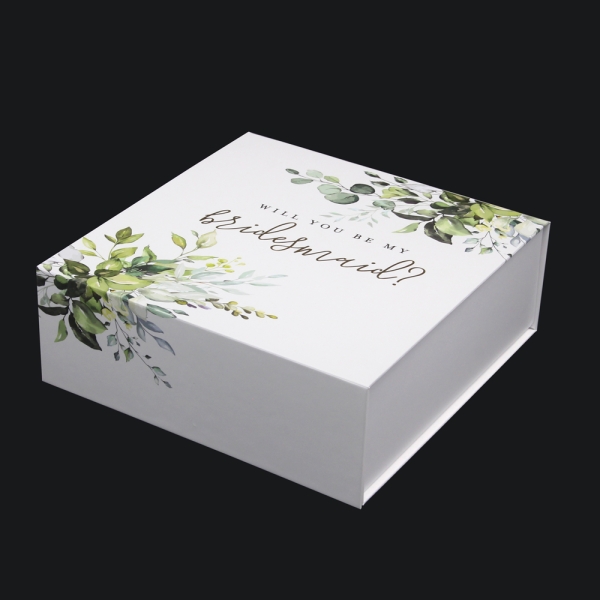 Caja de embalaje de regalo de boda vacía