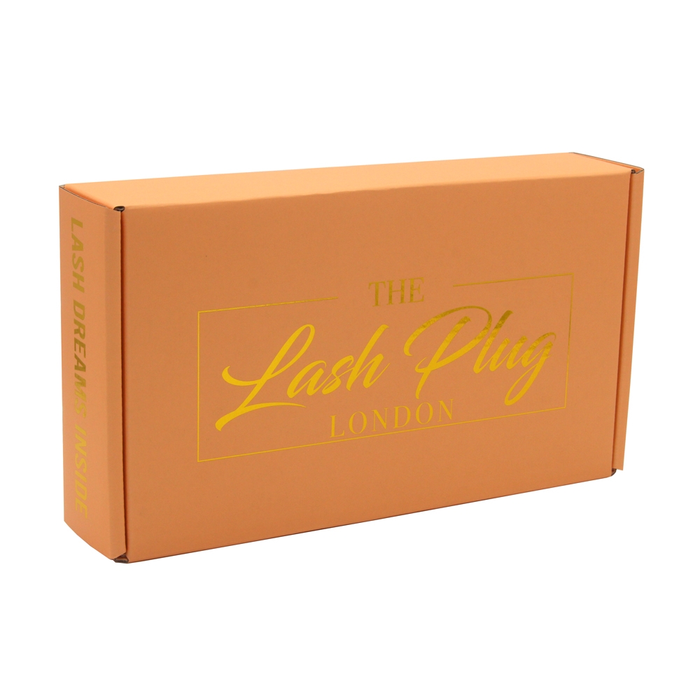 Paper lash packaging shipping boxes with logo