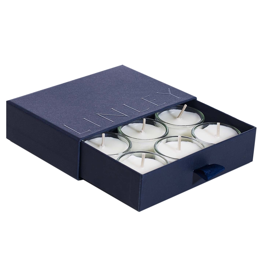 Caja de regalo de embalaje de velas candelita