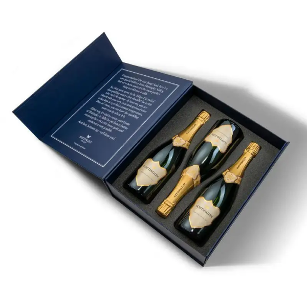 Coffret cadeau personnalisé pour 3 bouteilles de vin