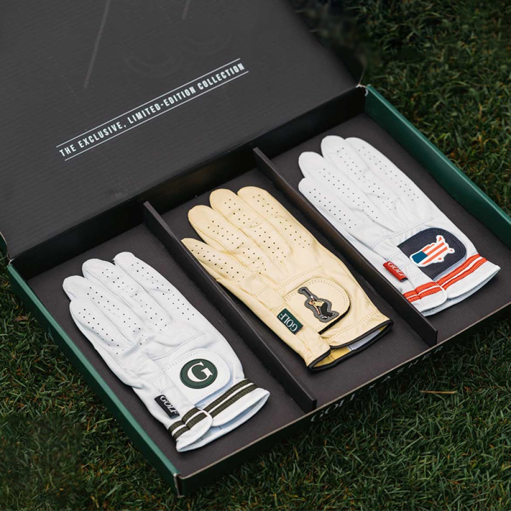 Golf glove packaging box