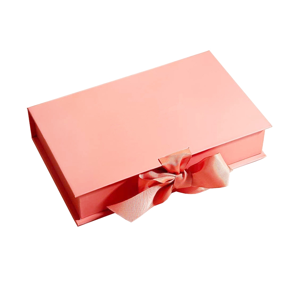 Pink hair extensions packaging box