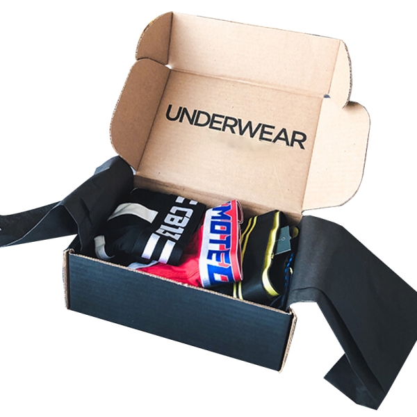 Verpackungsbox für Herren-Unterwäsche-Boxershorts aus Karton für Herren-Boxershorts