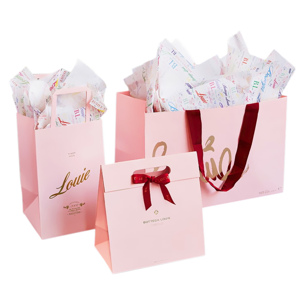 Sacolas para presentes boutique de luxo personalizadas, sacolas para presentes, logotipo personalizado