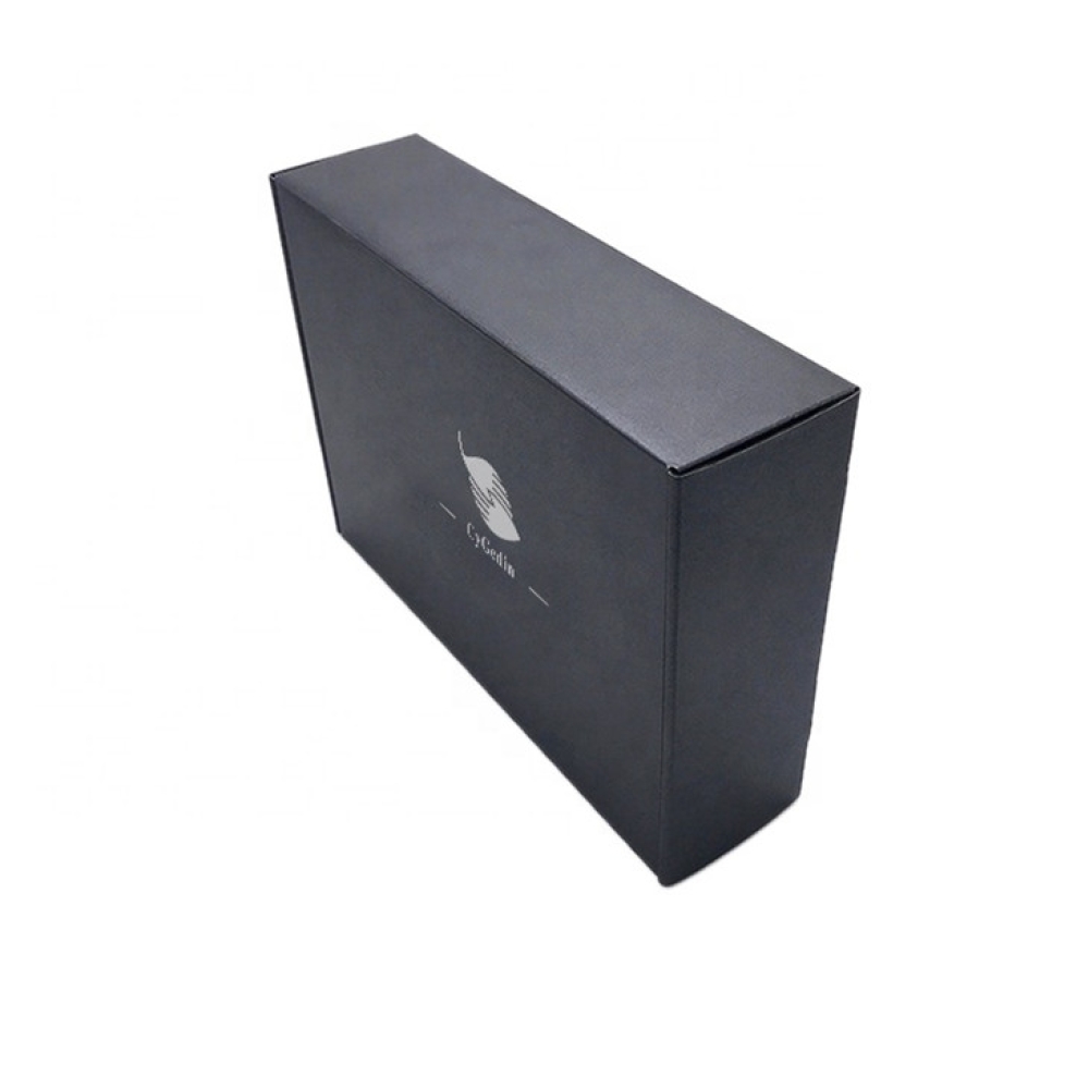 Custom Printed Mailer box Recycled Black Box Corrugated Shipping Box