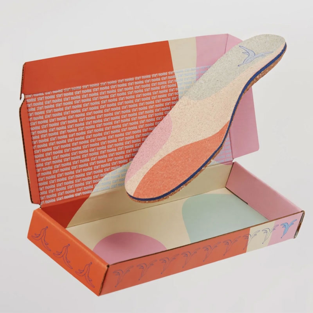 Custom paper shipping box for insoles