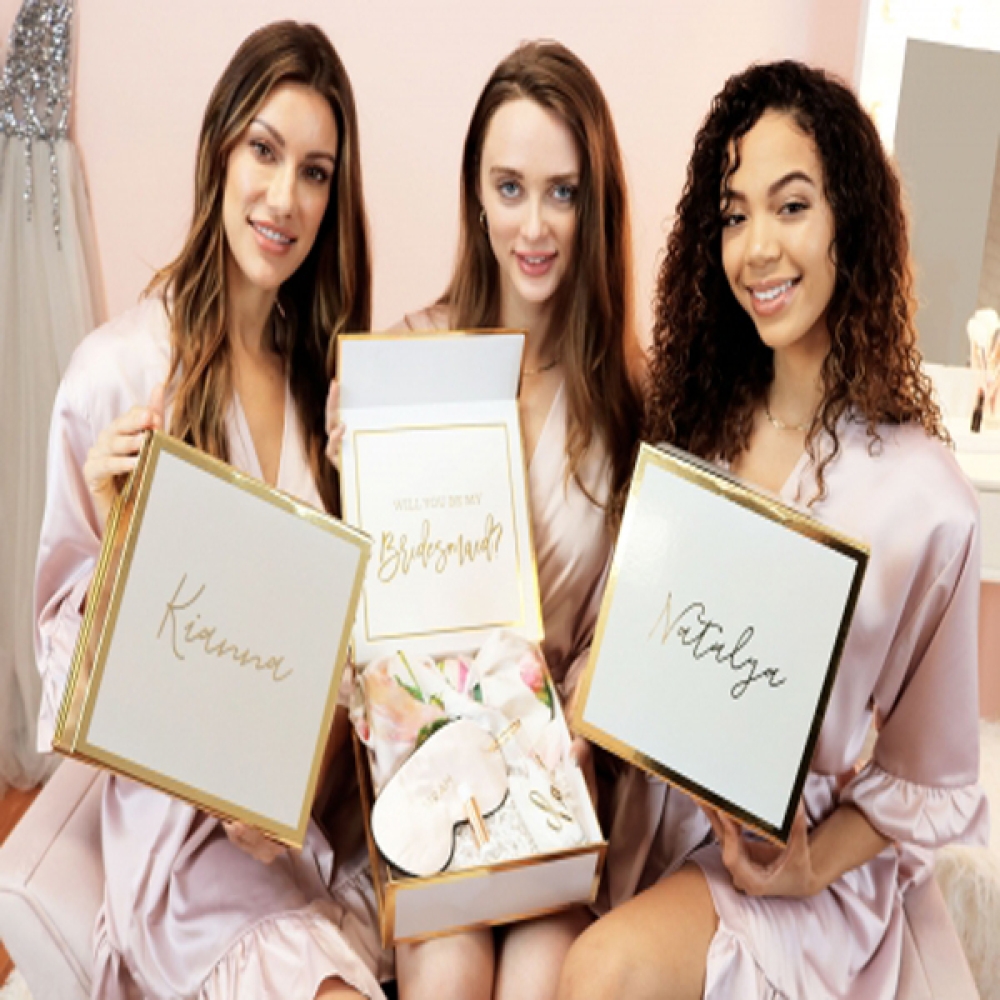 Luxury brides bridal geschenkbox wedding favor bridesmaid gift boxes