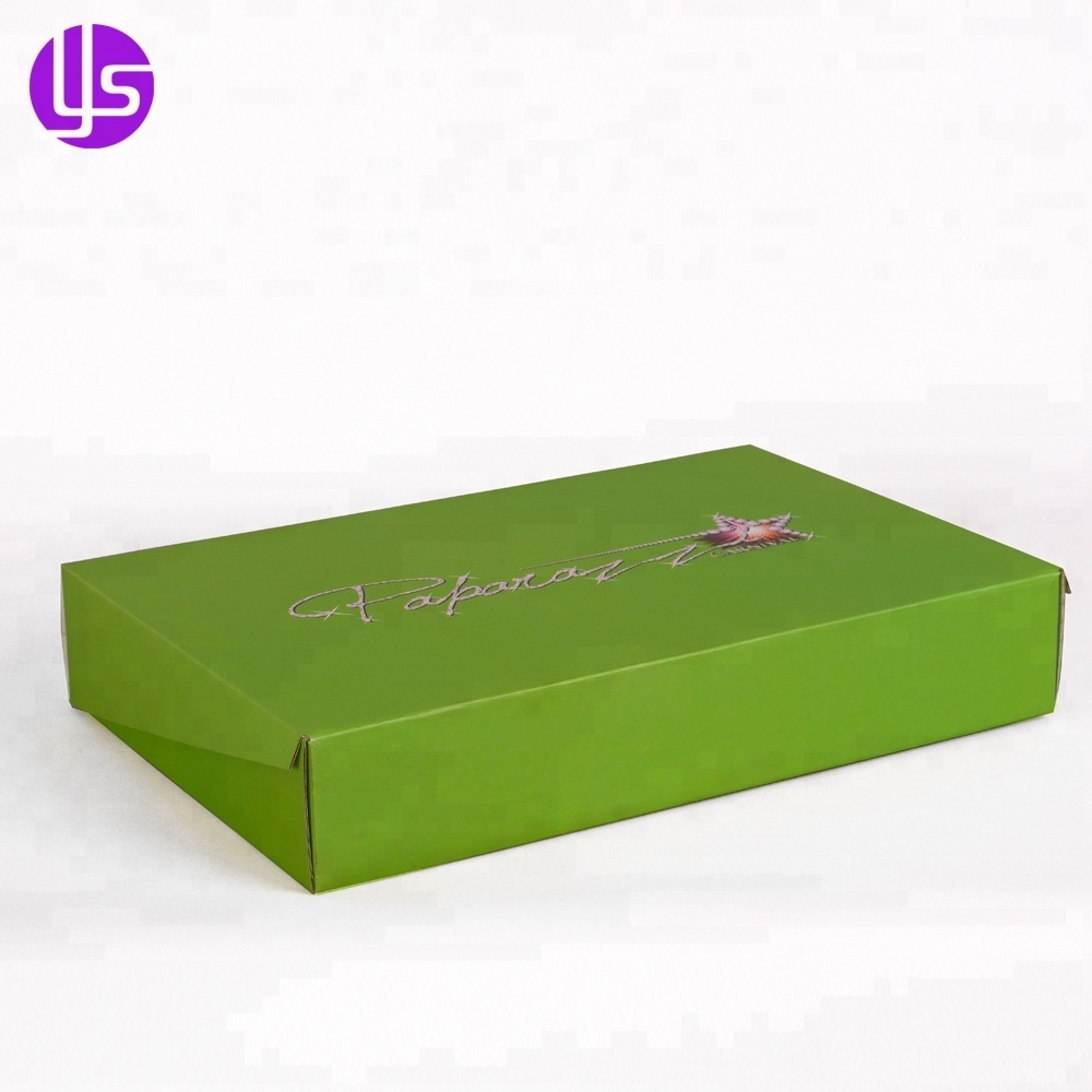 Wholesale Custom Printed Tuck Top Mailer Corrugated Cardboard Paper Gift Packaging Box with Satin Ribbon Handle