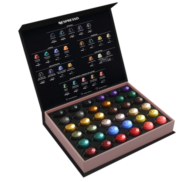 Coffret cadeau personnalisé pour capsule de café