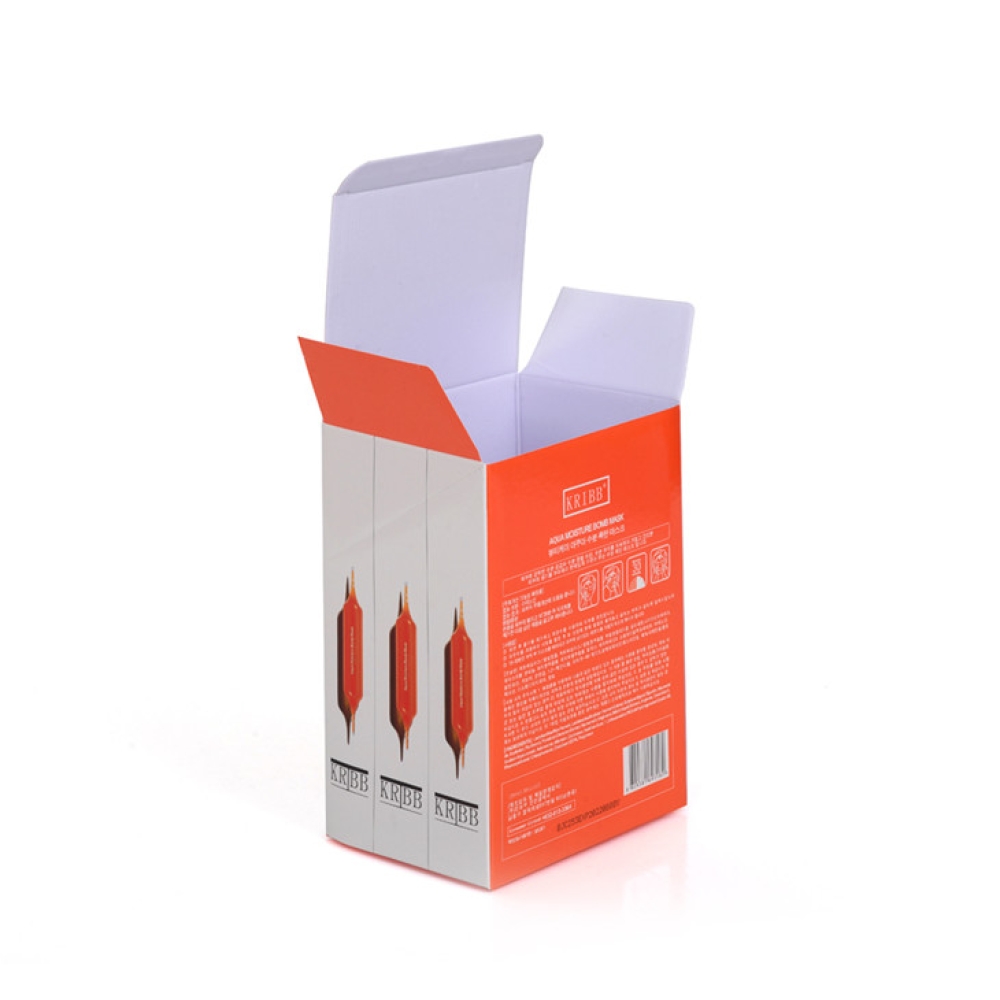 Customize logo small product cosmetic paper packaging box