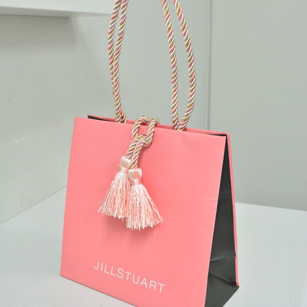 Custom Made Shopping Gift Bag Bolsa De Regalo Paper Bag with Tassels