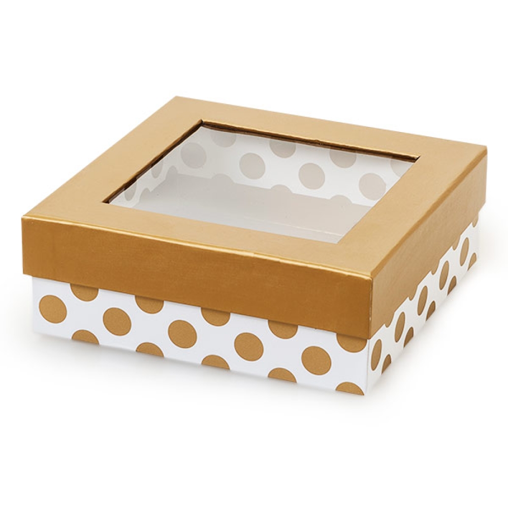 Dot paper gift box