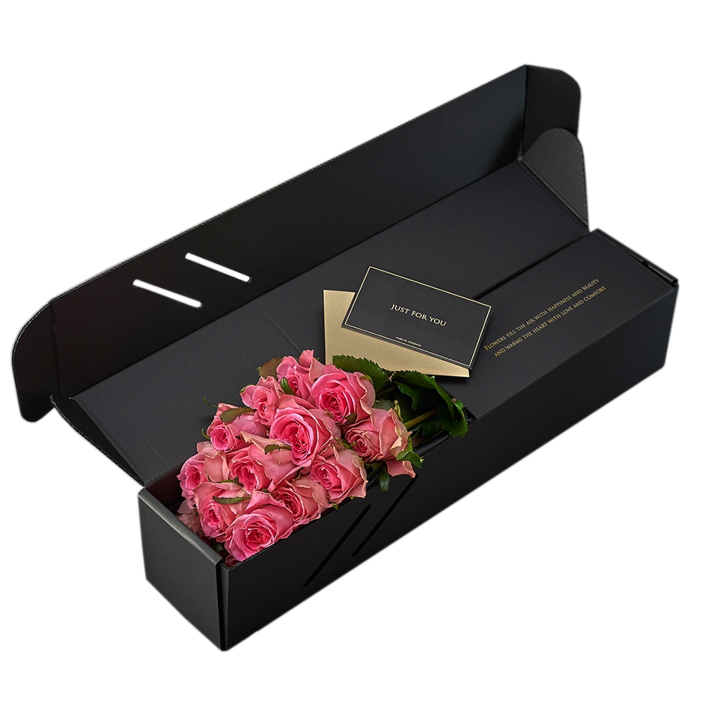 Cajas De Cartón Cajas De Rosas Caja De Flores Grandes De Papel De Embalaje Rosa